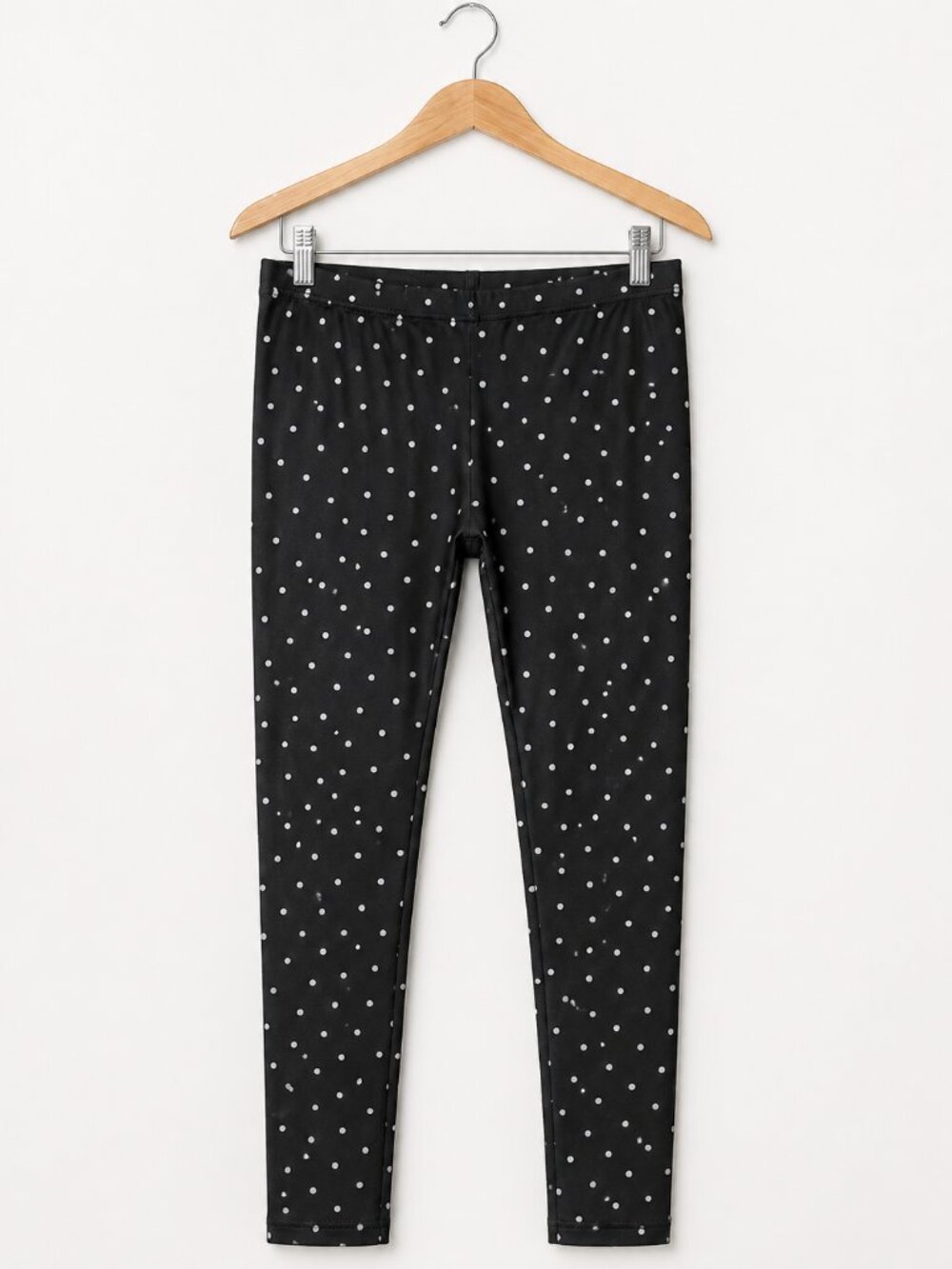 Polka Dot XL Denver Hayes Sporty Yoga Fashion/Lounge Black Leggings